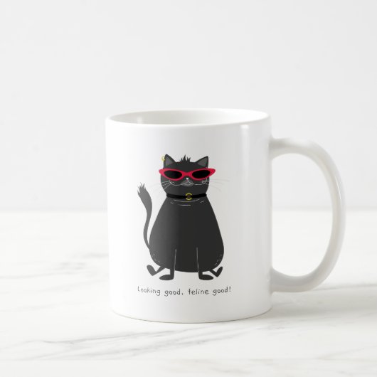 Gute Aussichten, Feline gut! Kaffeetasse (Rechts)