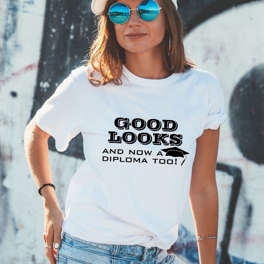 Gute Aussichten und jetzt Diplom zu lustigen Absch T-Shirt