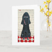 Gute Baddog Karte (Gelbe Blume)