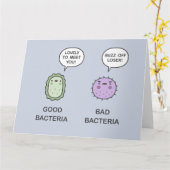 Gute Bakterien, schlechte Bakterien Karte (Gelbe Blume)