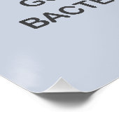 Gute Bakterien, schlechte Bakterien Poster (Ecke)