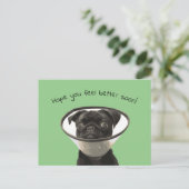 Gute bald Postkarte (Stehend Vorderseite)