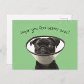 Gute bald Postkarte (Vorne/Hinten)