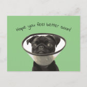 Gute bald Postkarte (Vorderseite)