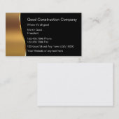 Gute Baugewerbe-Karten Visitenkarte (Vorne/Hinten)