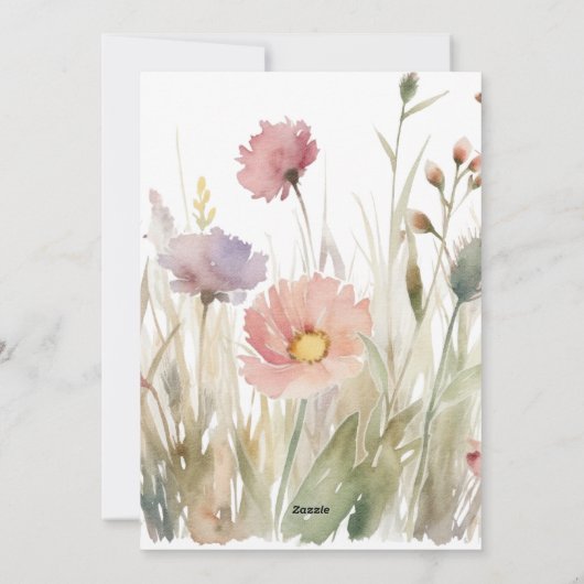 Gute Begrüßung Feiertagskarte (Rückseite)