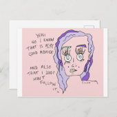 Gute Beratung | Postkarte | (Vorne/Hinten)