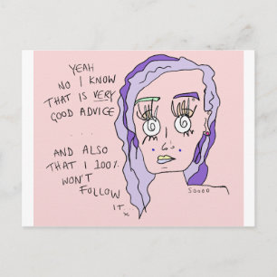 Gute Beratung Postkarte