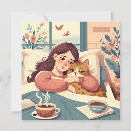 Gute Besserung | Chronische Erkrankung Leere Karte (Vorderseite)