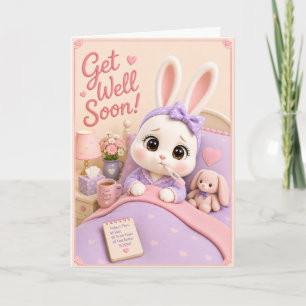 Gute Besserung f/ Mochi von den Baby Bun Buns Karte
