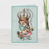 Gute Besserung | Förderung | Covid 19 Corona-Virus Karte (Vorderseite)