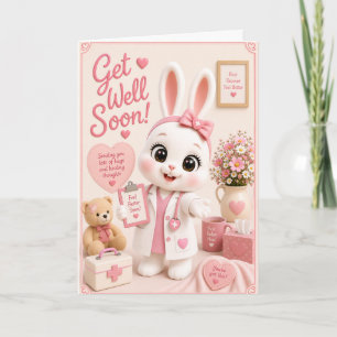 Gute Besserung für Dr. Mochi von den Baby Bun Buns Karte