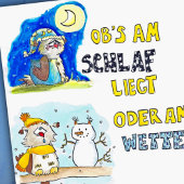 GUTE BESSERUNG Grußkarte von Nicole Janes Karte