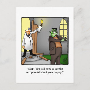 Gute Besserung Humor Postkarte "Spectickles'