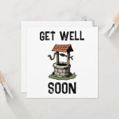 Gute Besserung Karte (Vorderseite/Rückseite Beispiel)