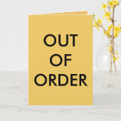 Gute Besserung. Karte (Gelbe Blume)