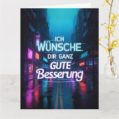 Gute Besserung Karte (Gelbe Blume)