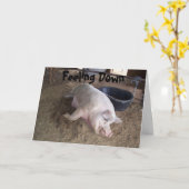 Gute Besserung Karte (Gelbe Blume)