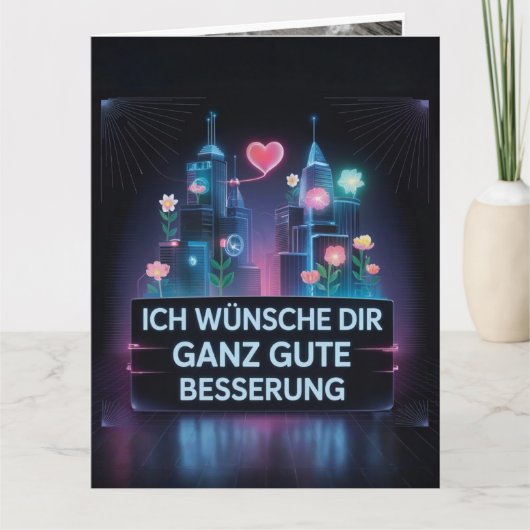 Gute Besserung Karte (Vorderseite)