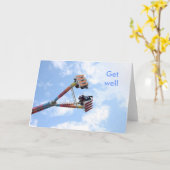 Gute Besserung Karte (Gelbe Blume)