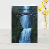 Gute Besserung Karte (Gelbe Blume)