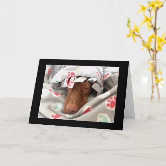 Gute Besserung Karte (Gelbe Blume)