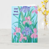 Gute Besserung Karte (Gelbe Blume)