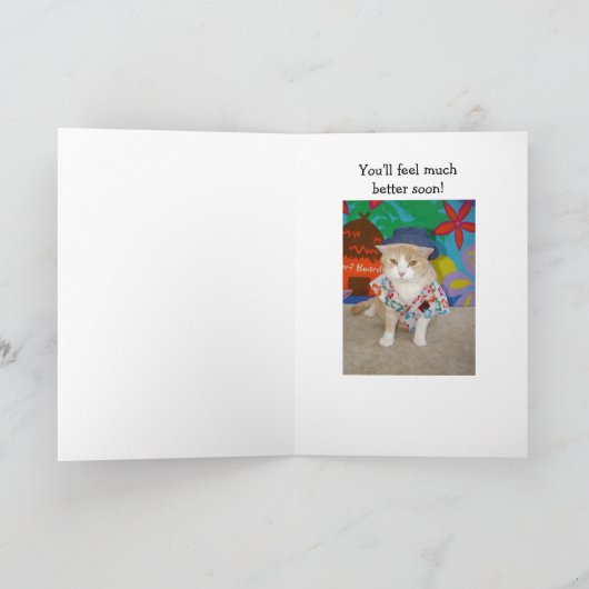 Gute Besserung! Karte (Innenseite)