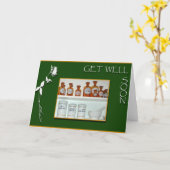 Gute Besserung Karte (Gelbe Blume)