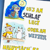 GUTE BESSERUNG Postcard von Nicole Janes Postkarte