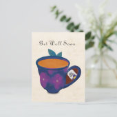 Gute Besserung Postkarte (Stehend Vorderseite)