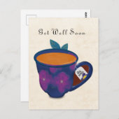 Gute Besserung  Postkarte (Vorne/Hinten)