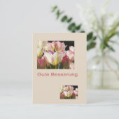 Gute Besserung Postkarte (Stehend Vorderseite)