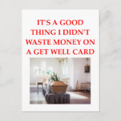 gute besserung postkarte (Vorderseite)