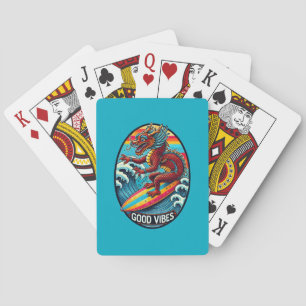 Gute Betrachter surfen Drachen spielen Karten Spielkarten