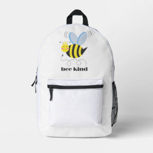 Gute Bienenprinzessin mit Krone und Slogan Bee Kin Bedruckter Rucksack