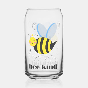 Gute Bienenprinzessin mit Krone und Slogan Bee Kin Dosenglas