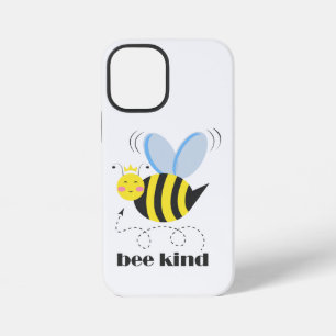 Gute Bienenprinzessin mit Krone und Slogan Bee Kin iPhone 12 Mini Hülle