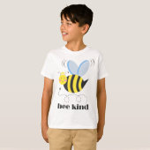 Gute Bienenprinzessin mit Krone und Slogan Bee Kin T-Shirt (Vorne ganz)