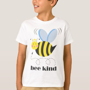 Gute Bienenprinzessin mit Krone und Slogan Bee Kin T-Shirt
