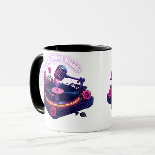 Gute Bilder im Innern - positive Energy Coffee Tas Tasse (Vorderseite Links)