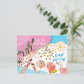 Gute Bilder nur Fresh Start Zitat Zusammenfassung Postkarte (Stehend Vorderseite)