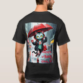Gute Bilder nur: Katze im Rain Graphic T - Shirt (Rückseite)