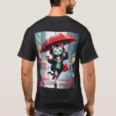 Gute Bilder nur: Katze im Rain Graphic T - Shirt (Rückseite)