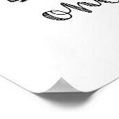 Gute Bilder nur Poster Bleibe Positive Zitate (Ecke)