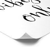 Gute Bilder nur trendy Minimalistisch Poster (Ecke)