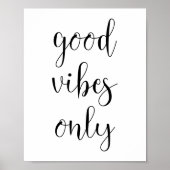 Gute Bilder nur trendy Minimalistisch Poster (Vorne)