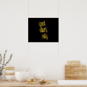 Gute Bilder nur Zitat Gold Imitate Fohlen Zitate Poster (Küche)