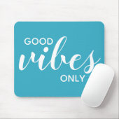 Gute Bilder nur Zitat Inspiration Aquamarine Typog Mousepad (Mit Mouse)