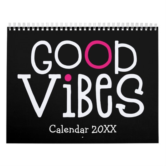 Gute Bilder Positive Zitate Pink Black 2022 Kalender (Titelbild)